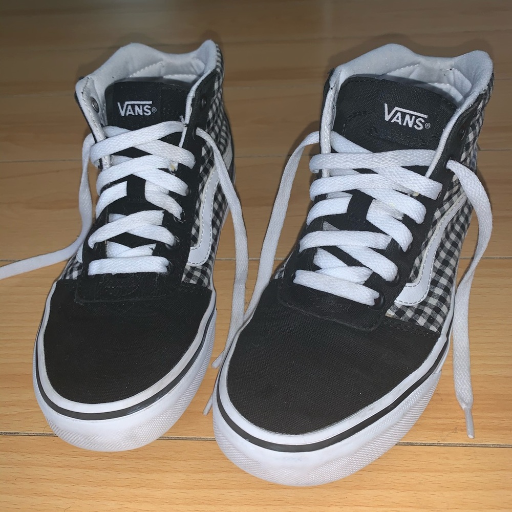 Black & White High Top Vans